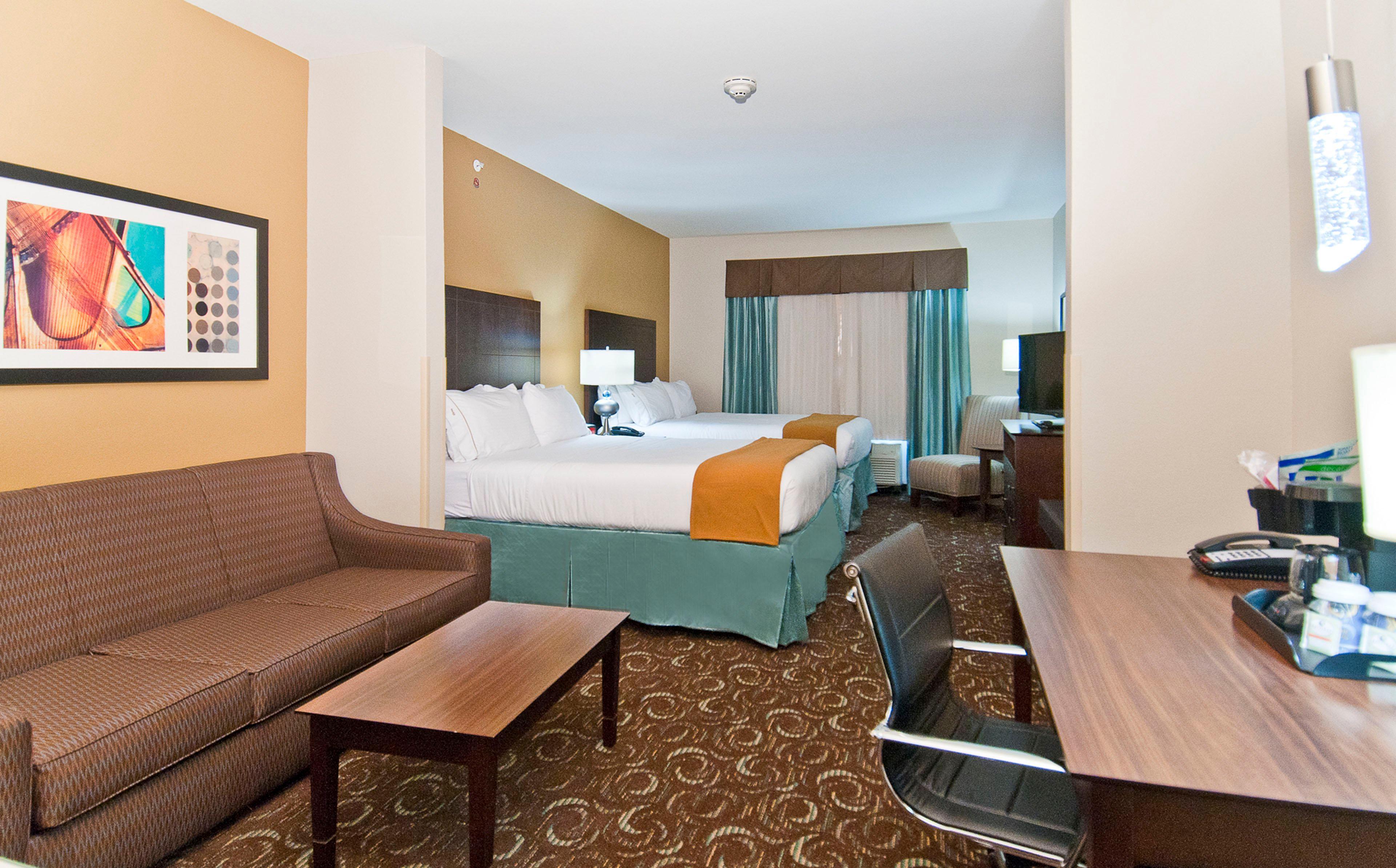 Holiday Inn Express & Suites San Antonio Frost Bank Center By Ihg Buitenkant foto